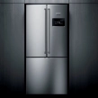 Refrigerador Side Inverse Brastemp de 03 Portas Frost Free com 540 Litros Painel Eletrônico Inox BRO81AR 127v