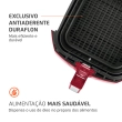 Fritadeira a Ar Mondial Family Inox Red 4L 1500W AFN-40-RI