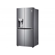 Refrigerador Smart French Door Inverter 428 Litros LG GC-L228FTLK Aço Escovado